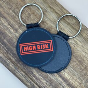 Brelok skórzany - HIGH RISK